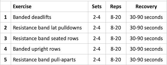 Resistance Band Back Exercises Fit Apprentice Workout Credit HashiMashi.com