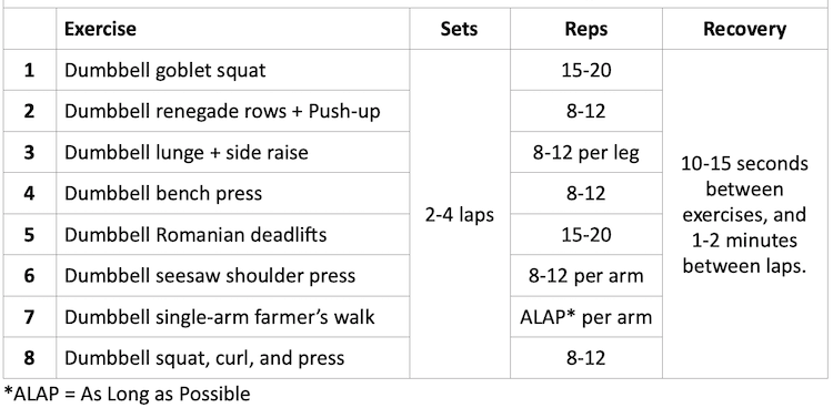 Best Compound Dumbbell Exercises Workout