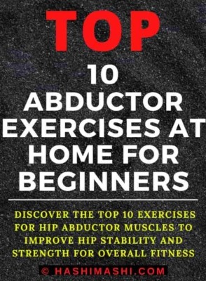 Abductor Exercises at Home for Beginners - Copyright The Fit Apprentice® Blog At HashiMashi.com